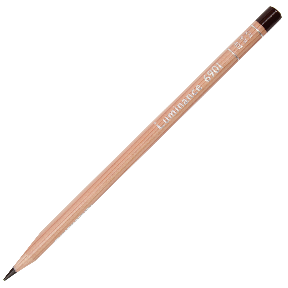 Lápis de Cor Caran d'Ache Luminance 407 Sépia